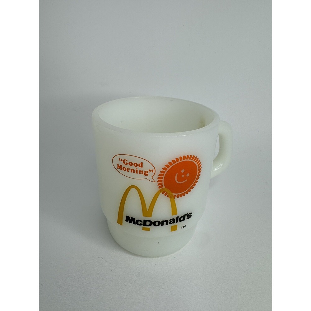 McDonald's Milk Glass Coffee Mug